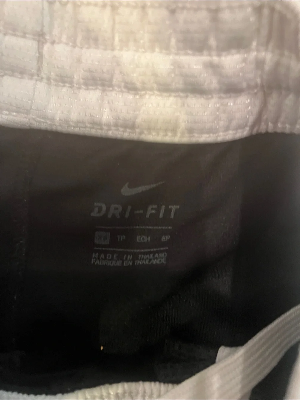 Nike Black and White Performance Shorts with Swoosh